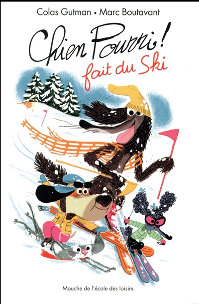 Chien Pourri fait du ski - 