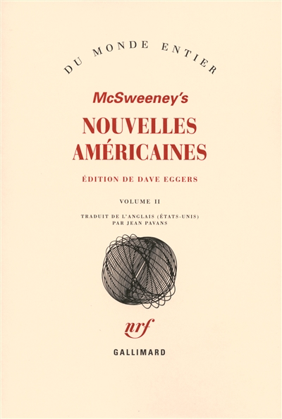 McSweeney's, nouvelles américaines - 