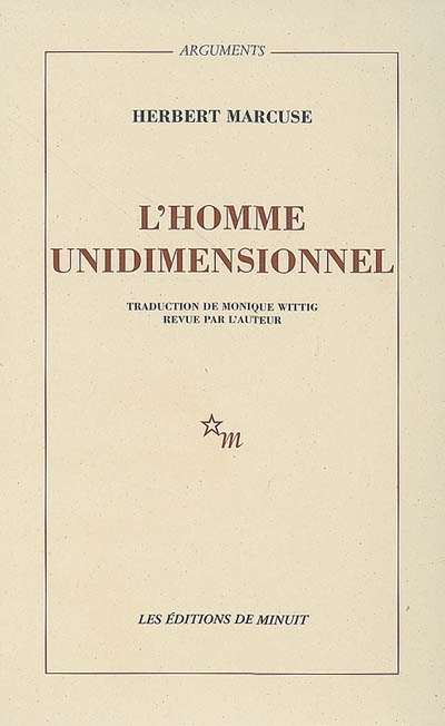 Homme unidimensionnel (L') - 