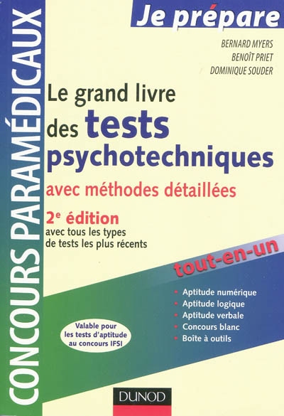 grand livre des tests psychotechniques (Le) - 