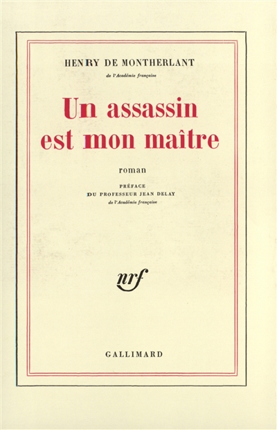 assassin est mon maître (Un) - 