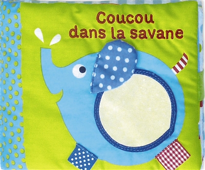 Coucou dans la savane Livre tissu - 