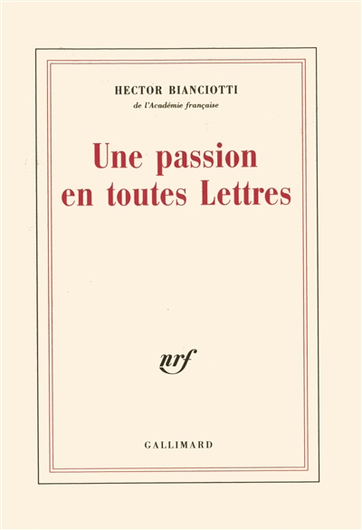 Une passion en toutes Lettres - 