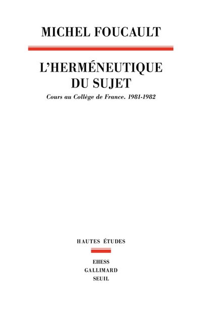 herméneutique du sujet (L') - 