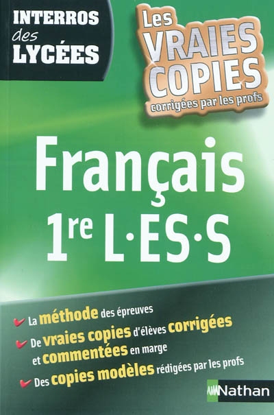 Français 1re L, ES, S - 