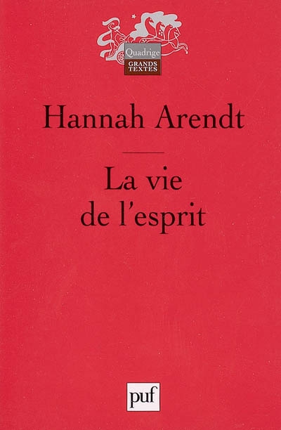 vie de l'esprit (La) - 