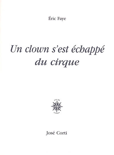 Un clown s'est échappé du cirque - 