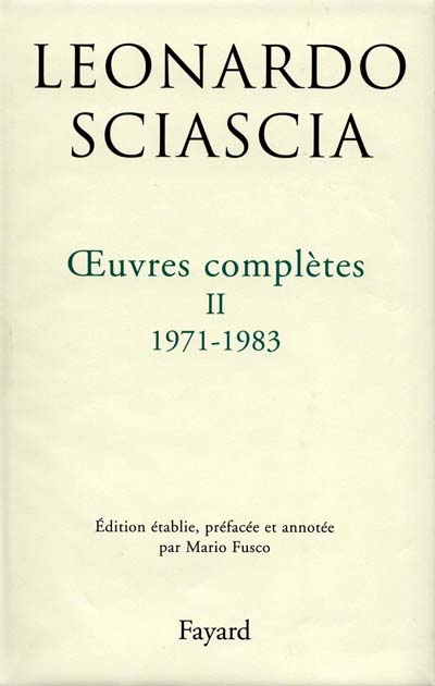 Oeuvres complètes 2 : 1971-1983 - 