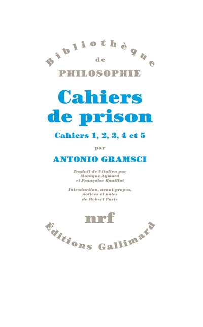 Cahiers de prison : cahiers 10, 11, 12 et 13 - 