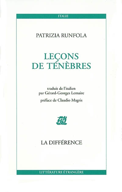 Leçons de ténèbres - 