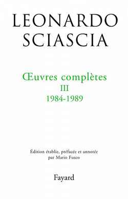 Oeuvres complètes 3 : 1984-1989 - 