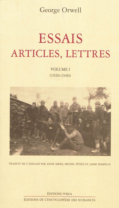 Essais, articles, lettres - 