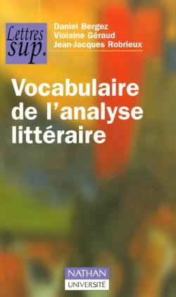 Vocabulaire de l'analyse littéraire - 