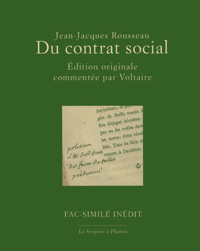 Du contrat social - 