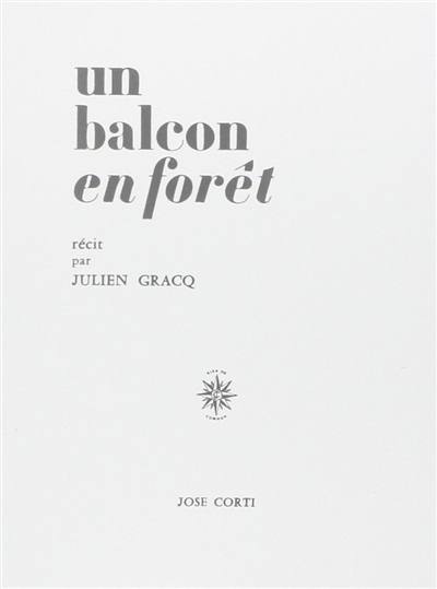 balcon en forêt (Un) - 