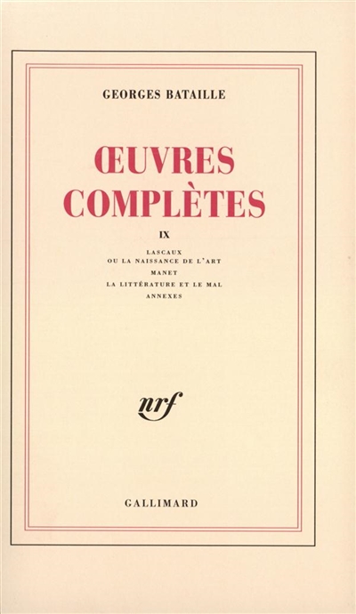 Oeuvres complètes - 