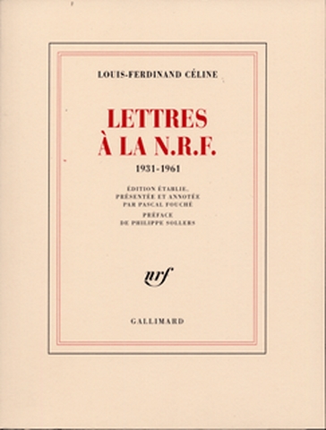 Lettres à la N.R.F. - 