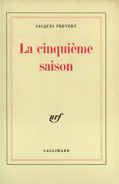 cinquième saison (La) - 