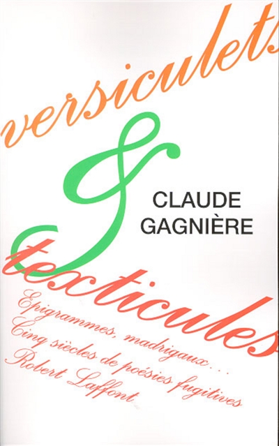 Versiculets et texticules - 