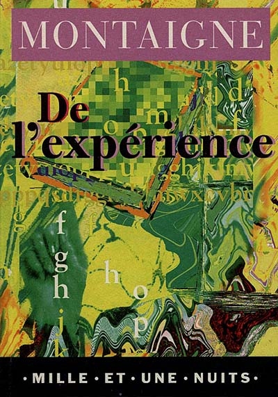 De l'expérience - 