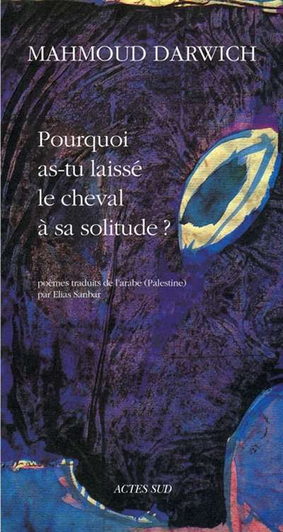 Pourquoi as-tu laissé le cheval à sa solitude ? - 