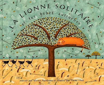 lionne solitaire et les bébés autruches (La) - 