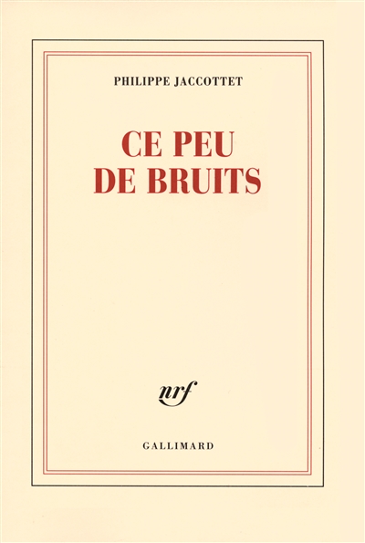 Ce peu de bruits - 