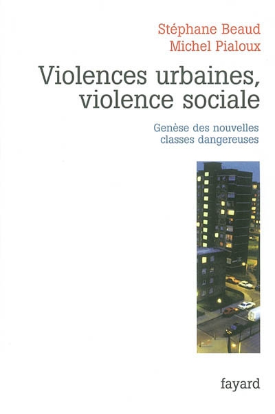 Violences urbaines, violence sociale - 