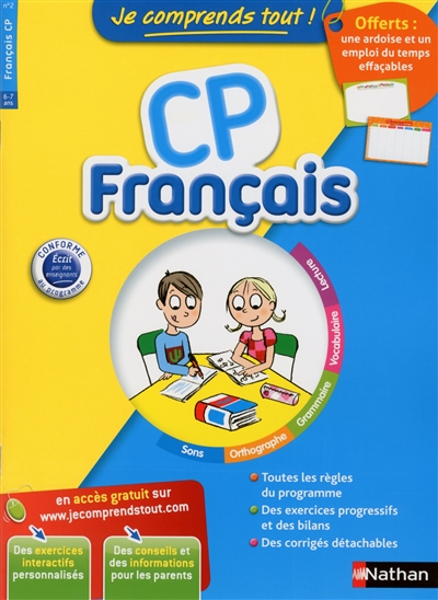 Je comprends tout ! français CP, 6-7 ans - 