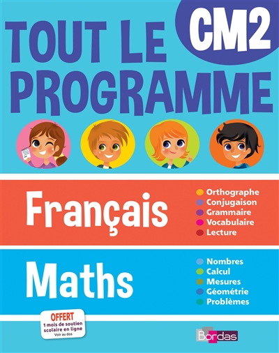 Tout le programme français-maths, CM2 - 