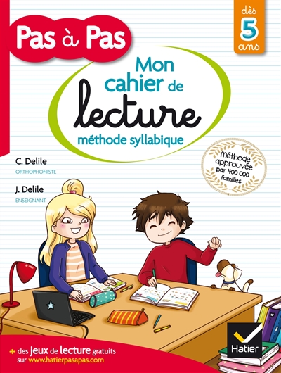 Mon cahier de lecture, méthode syllabique - 