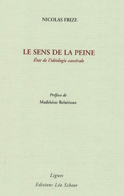 sens de la peine (Le) - 