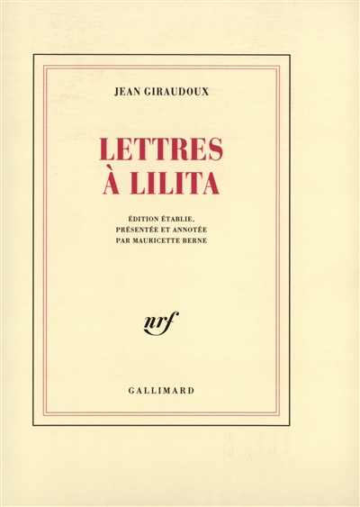 Lettres à Lilita 1910-1928 - 