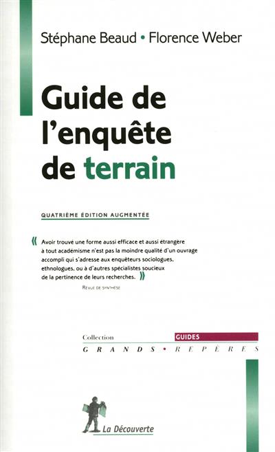 Guide de l'enquête de terrain - 