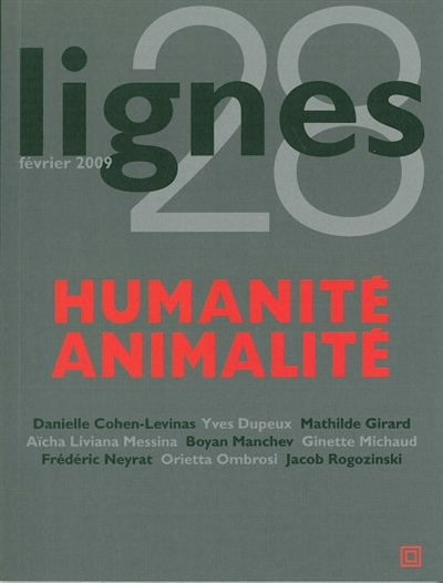 Humanité animalité - 