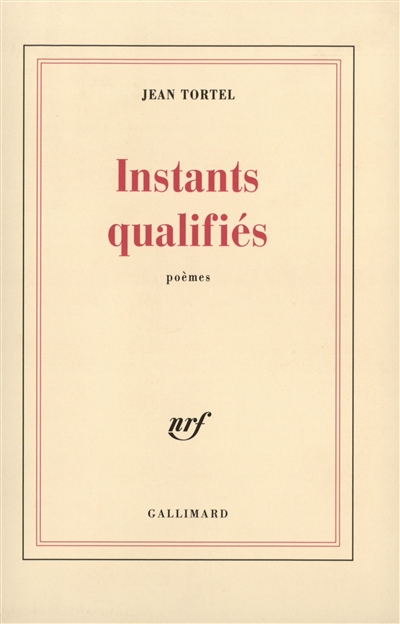 Instants qualifiés - 