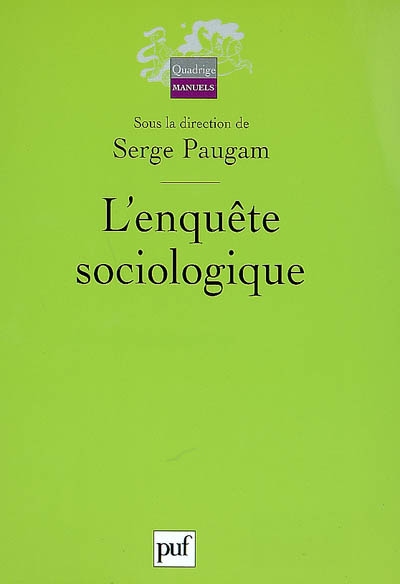 enquête sociologique (L') - 