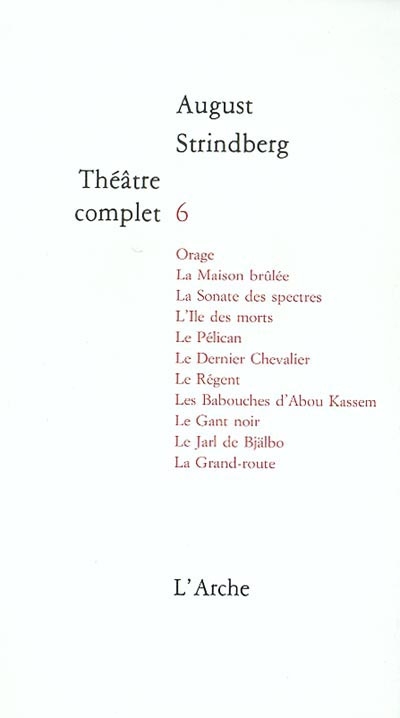 Théâtre complet 6 - 