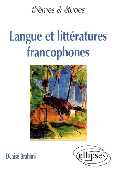 Langue et littératures francophones - 