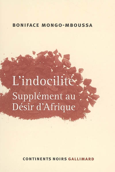 indocilité (L') - 