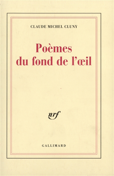 Poèmes du fond de l'oeil - 