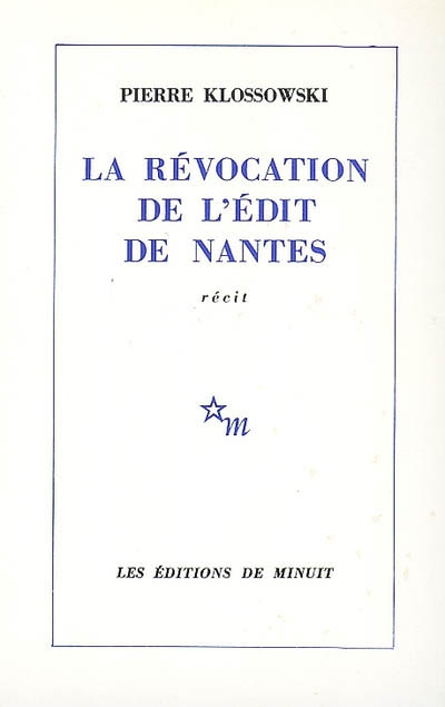 Révocation de l'édit de Nantes (La) - 