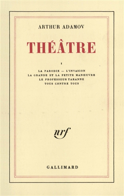 Théâtre, T.1 - 