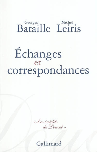 Echanges et correspondances - 