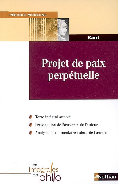 Projet de paix perpetuelle - 