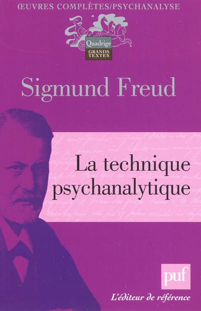 technique psychanalytique (La) - 