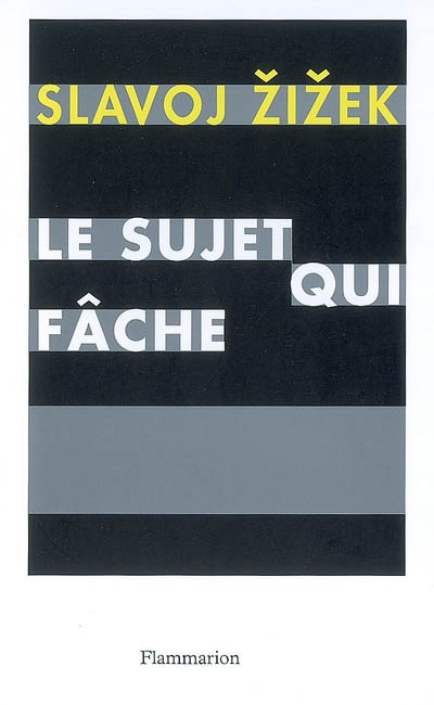 sujet qui fâche (Le) - 