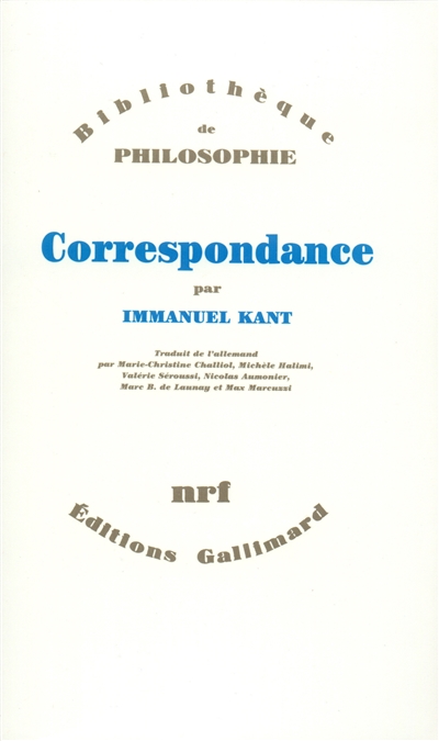 Correspondance - 