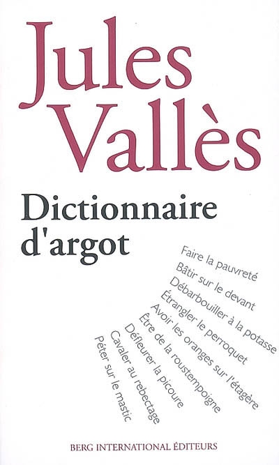 Dictionnaire d'argot - 