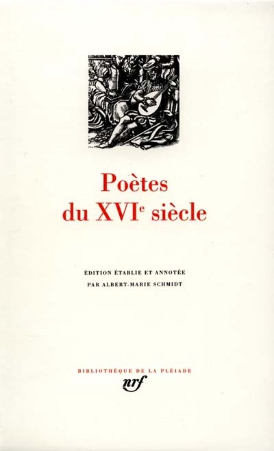 Poètes du xvie siècle - 